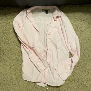 Cute light pink flannel